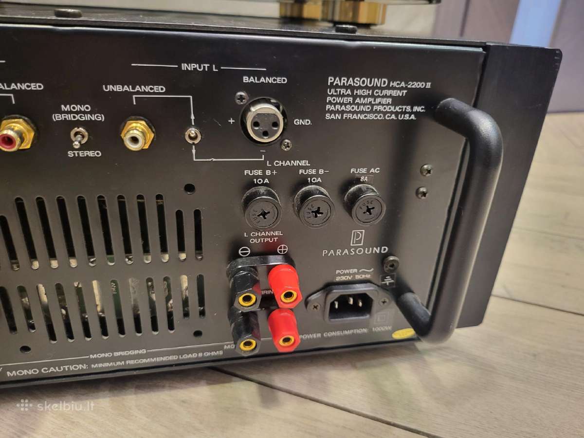 Parasound Hca2200ll +Parasound P/ld 1100 - nuotraukos Nr. 2