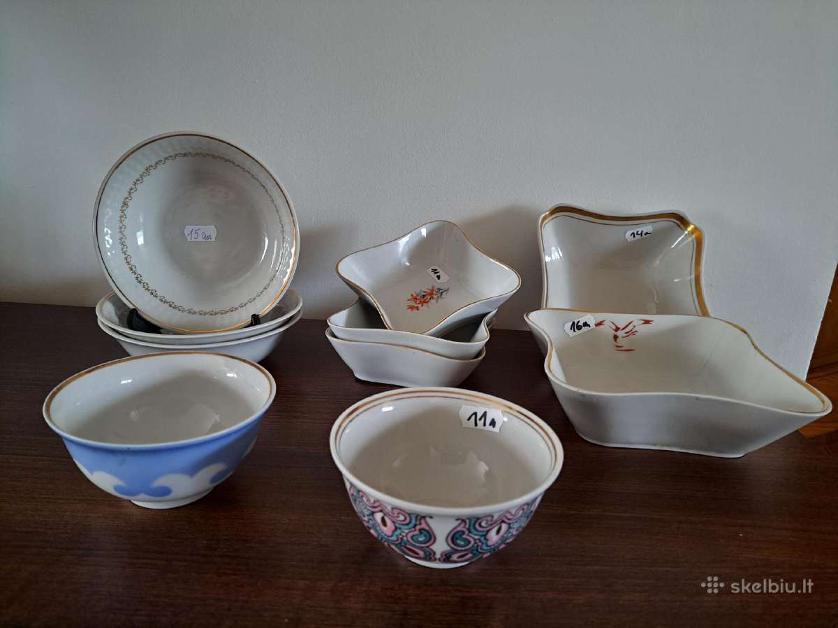 Įvairios lėkštės, lėkštutės Rygos gamybos - nuotraukos Nr. 8