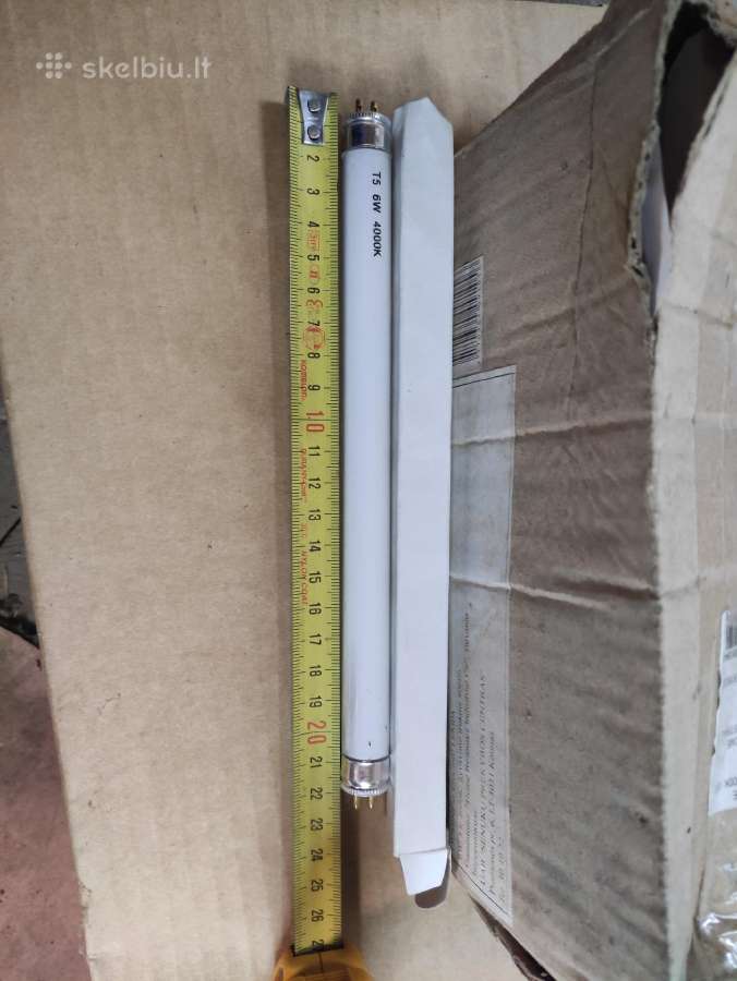 T5 6w lempos