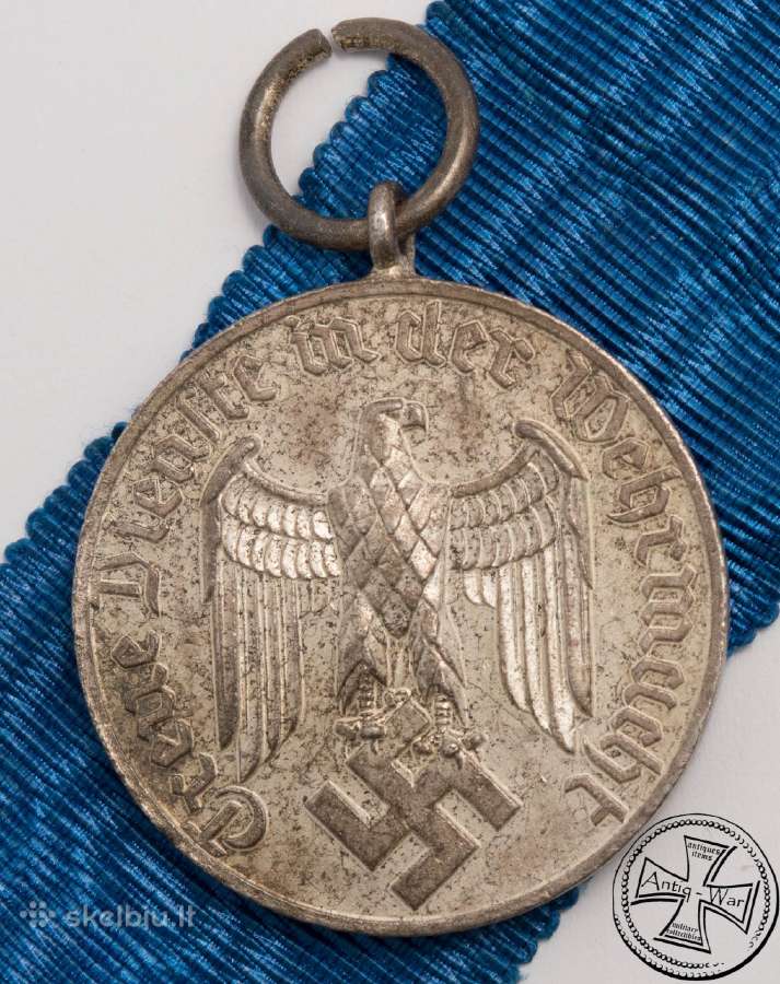 Trečiojo Reicho medalis 4 m. tarnybos Wehrmacht'e - nuotraukos Nr. 2