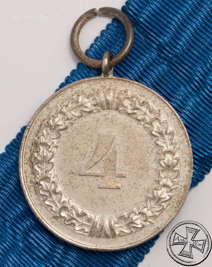 Trečiojo Reicho medalis 4 m. tarnybos Wehrmacht'e - nuotraukos Nr. 3
