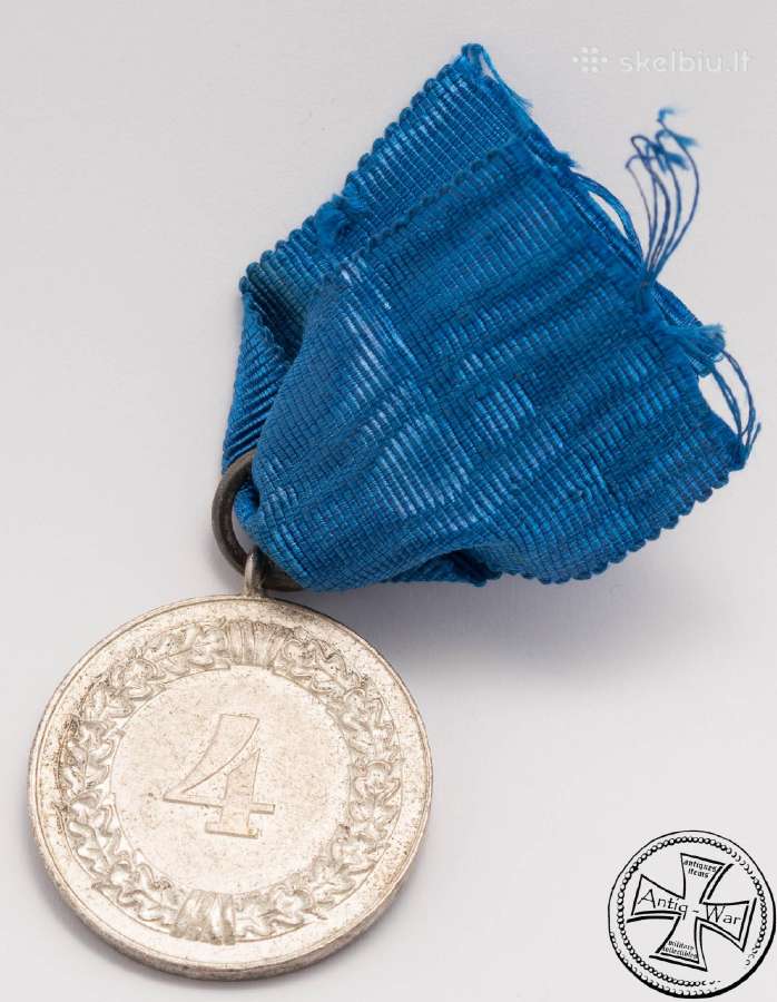 Trečiojo Reicho medalis 4 m. tarnybos Wehrmacht'e - nuotraukos Nr. 5