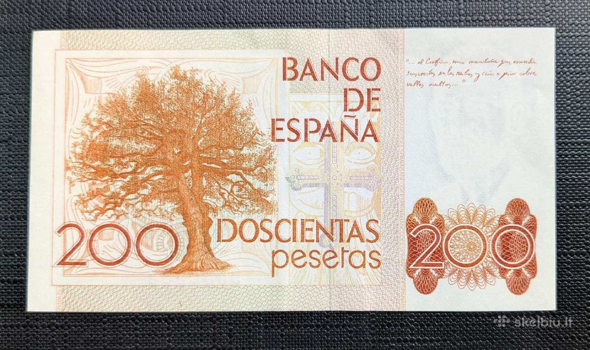 Ispanijos banknotai - nuotraukos Nr. 6