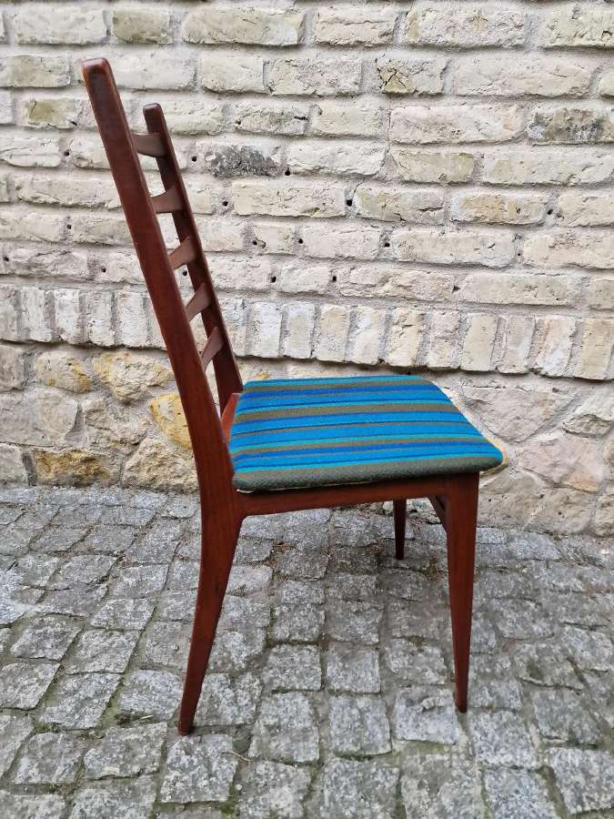 Vintažinės mid century tikmedžio kėdės - nuotraukos Nr. 3