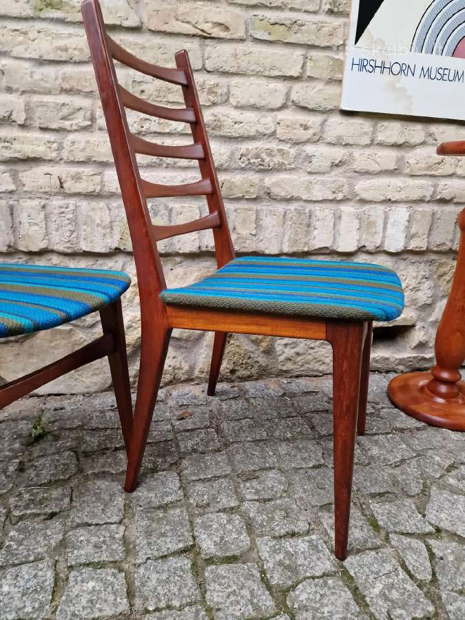 Vintažinės mid century tikmedžio kėdės - nuotraukos Nr. 10
