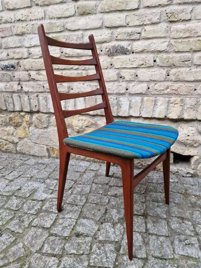 Vintažinės mid century tikmedžio kėdės - nuotraukos Nr. 31