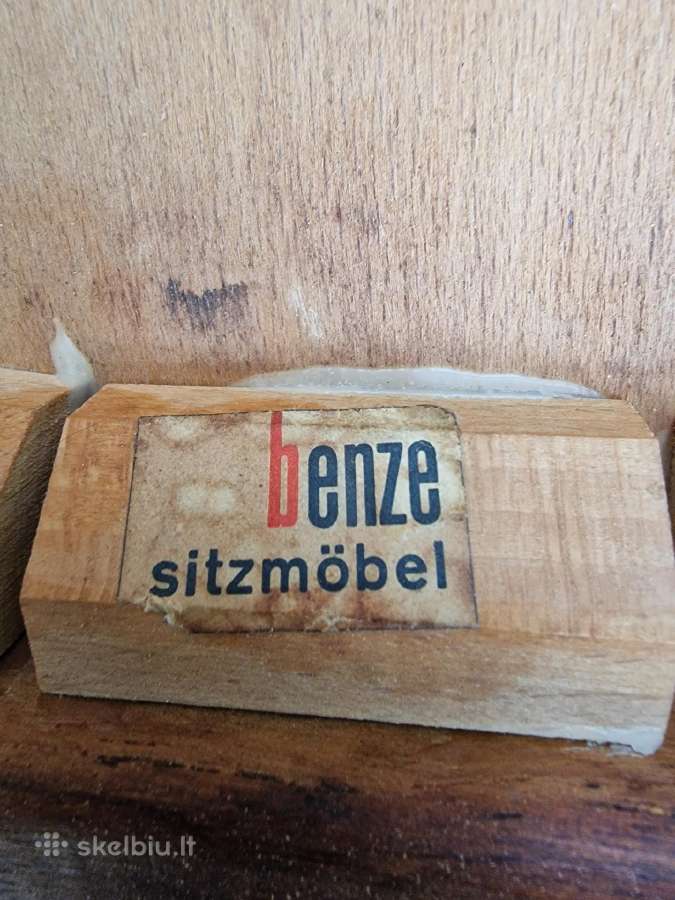 Vintažinės mid century tikmedžio kėdės - nuotraukos Nr. 34