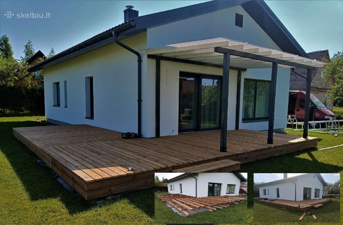 Stoginės . Terasų montavimas.terasos nuo 60 eu/m2 - nuotraukos Nr. 23