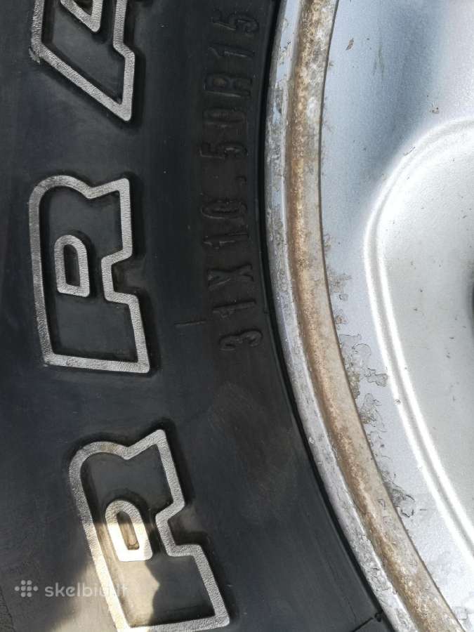 Mitsubishi Pajero ratlankiai su padangom R15 - nuotraukos Nr. 8