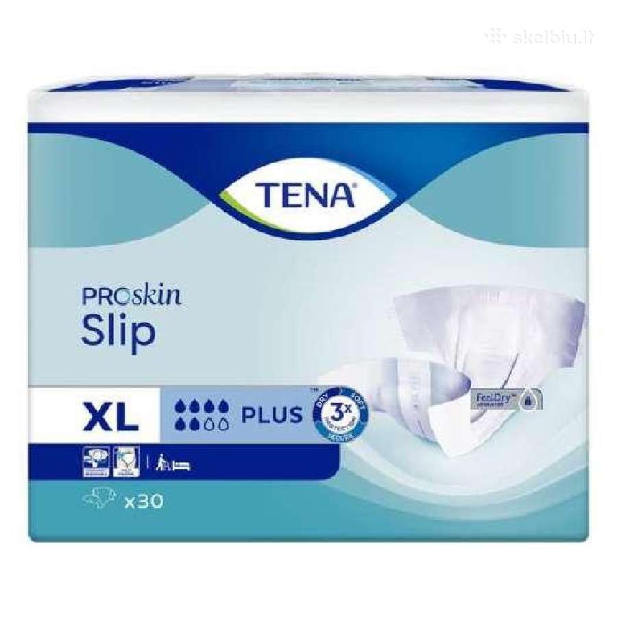 Sauskelnės Dailee,seni, Tena Slip Large, Xlarge - nuotraukos Nr. 2