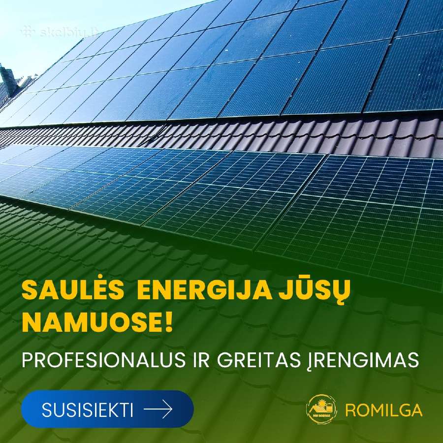 Saulės elektrinių Įrangos pardavimas ir montavimas - nuotraukos Nr. 20