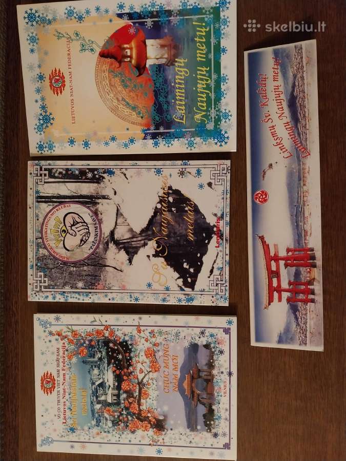 Lietuvos Nhat Nam federacija. Atvirukai, prirašyti