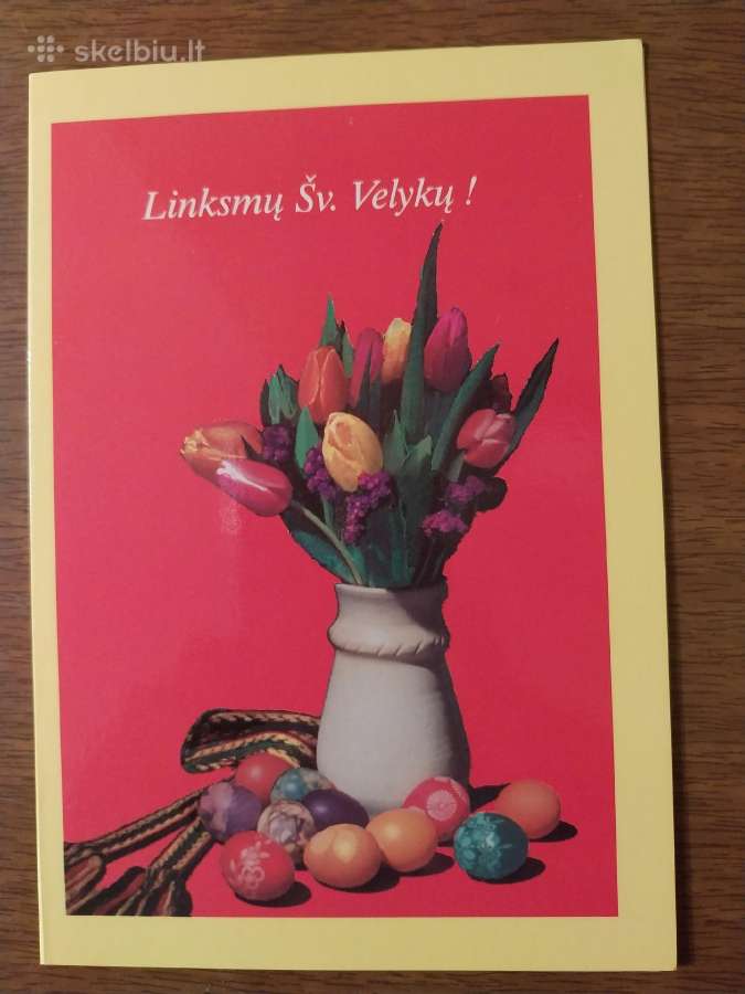Atvirukai su Velykomis. Be užrašų, neprirašyti. - nuotraukos Nr. 4