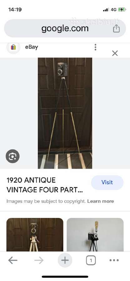 Vintažinis fotoaparato statyvas