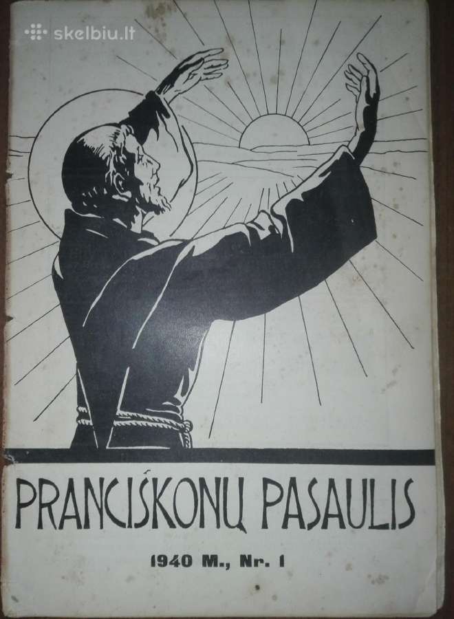 Laikraštis Pranciškonų Pasaulis 1940 m.