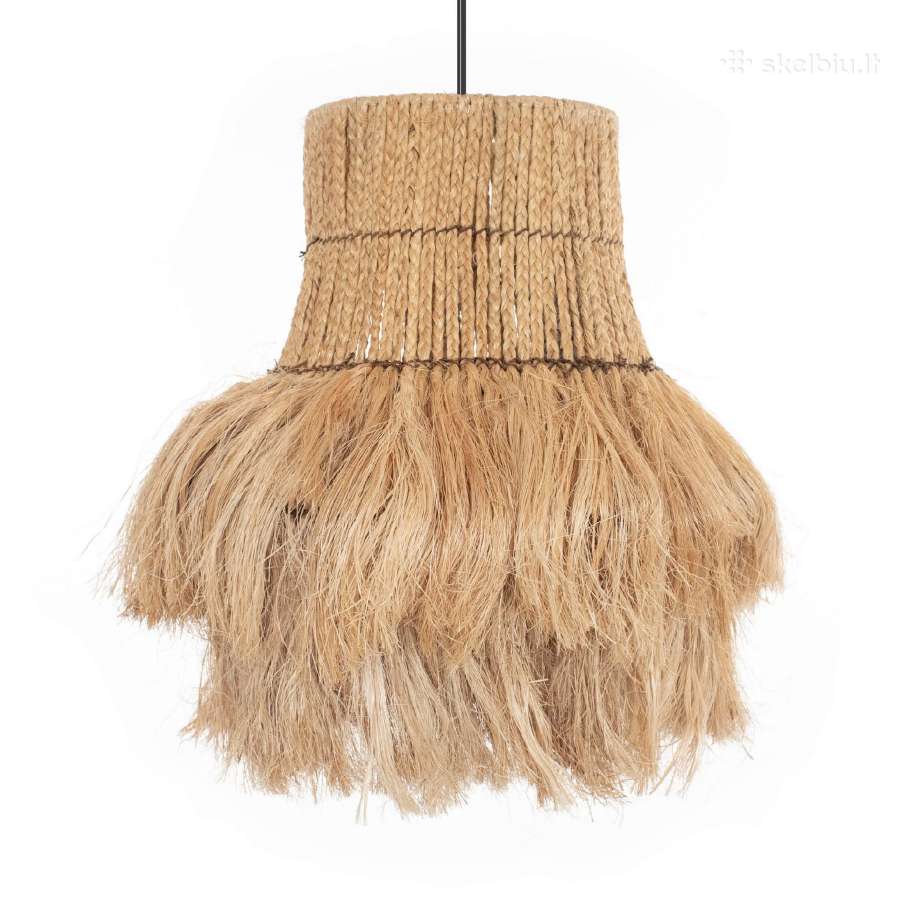 Pakabinamas šviestuvo gaubtas Boho Bali stiliaus - nuotraukos Nr. 9