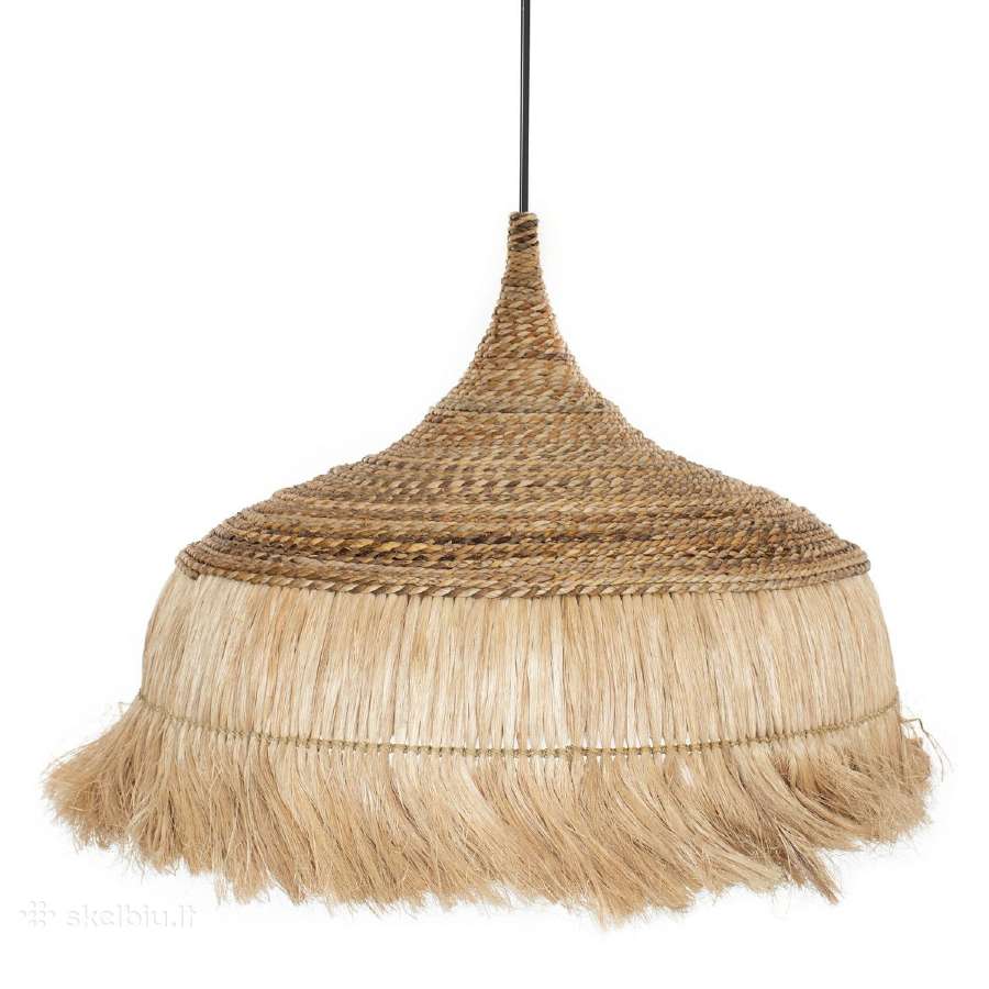 Pakabinamas šviestuvo gaubtas Boho Bali stiliaus - nuotraukos Nr. 5
