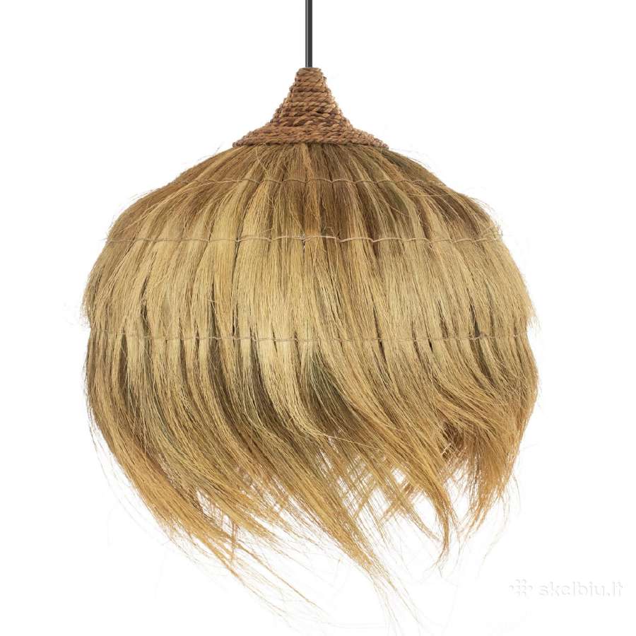 Pakabinamas šviestuvo gaubtas Boho Bali stiliaus - nuotraukos Nr. 7