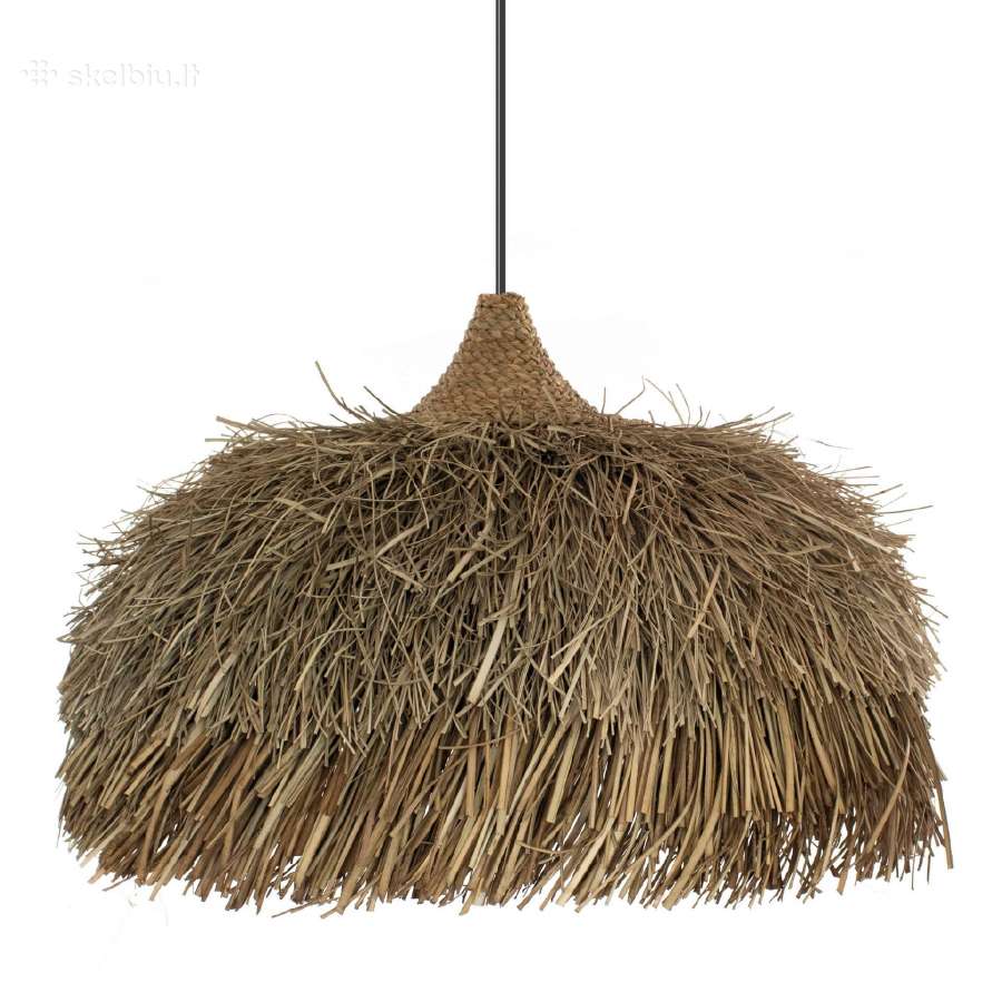 Pakabinamas šviestuvo gaubtas Boho Bali stiliaus - nuotraukos Nr. 4