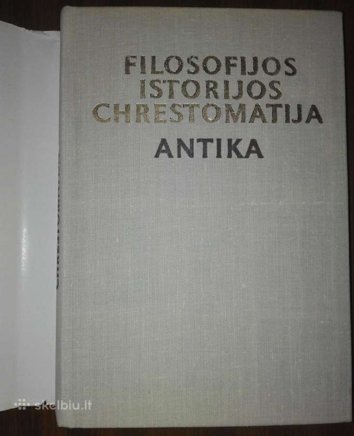 Genzelis B. Filosofijos Istorijos Chrestomatija An - nuotraukos Nr. 2