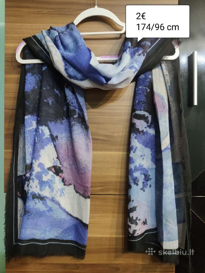 Lengva minkšta skara šalikas 174/96 cm