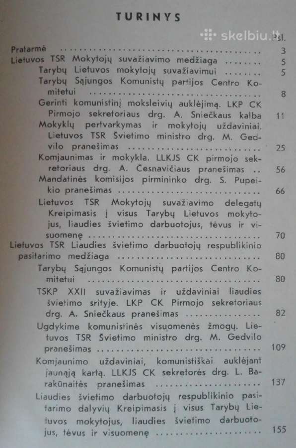 Liaudies Švietimo Darbuotojų Respublikinio Pasitar - nuotraukos Nr. 3