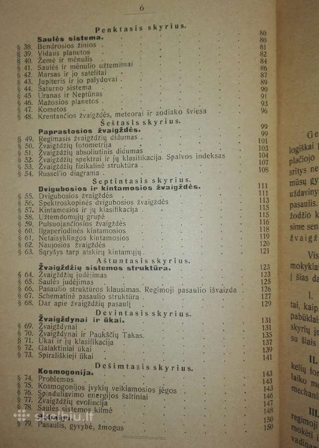 Astronomijos Vadovėlis Juška A. 1928 m. - nuotraukos Nr. 3