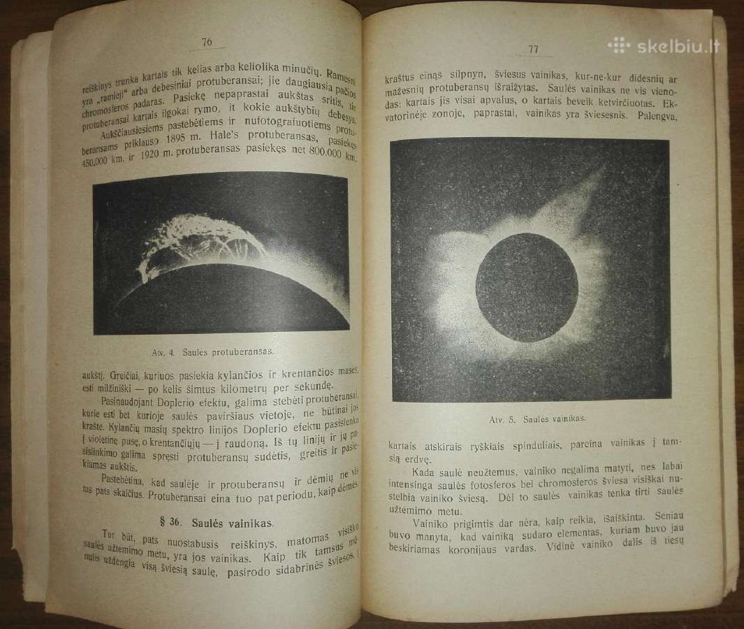 Astronomijos Vadovėlis Juška A. 1928 m. - nuotraukos Nr. 5