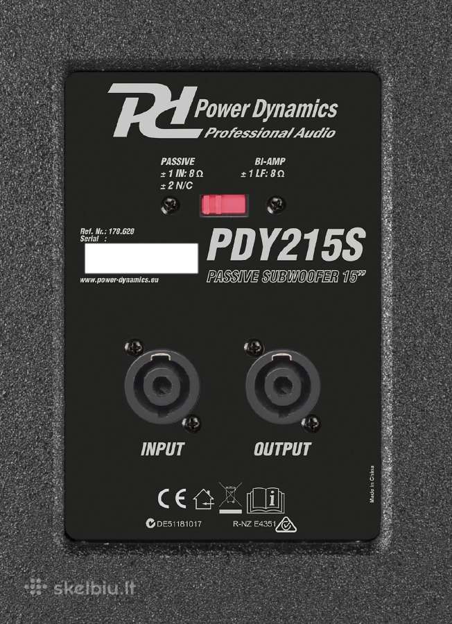 Pdy215s pasyvus sūbas 15 900w - nuotraukos Nr. 4