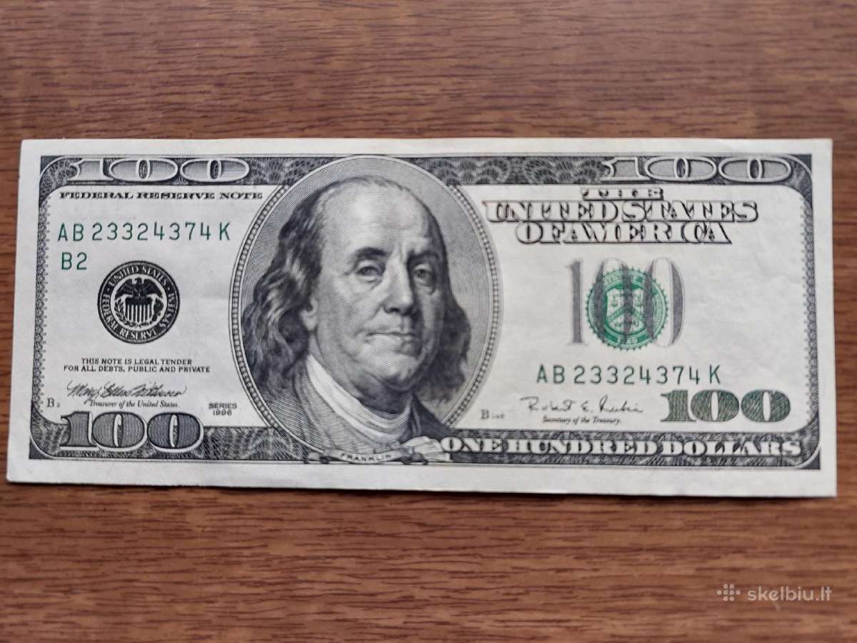 100 Usa dolerių 1996 m. laida