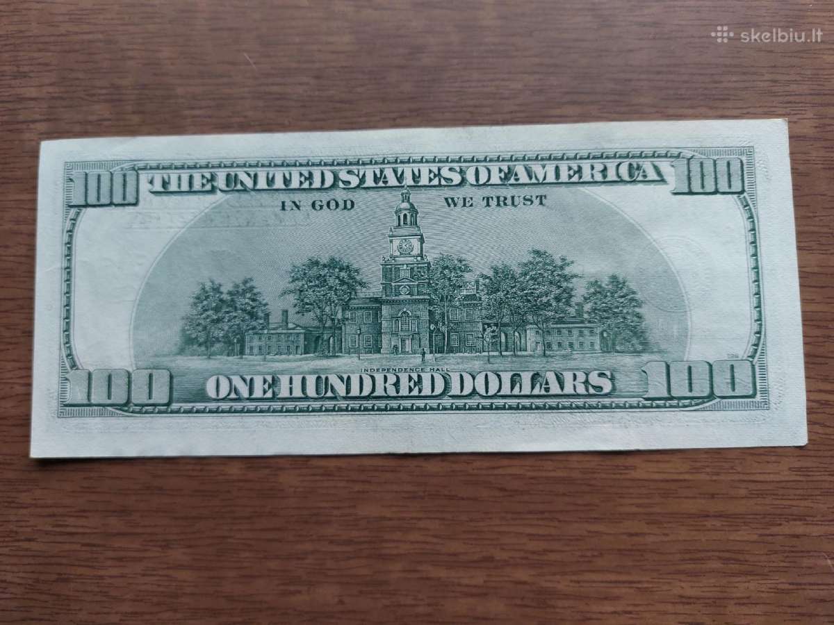 100 Usa dolerių 1996 m. laida - nuotraukos Nr. 2