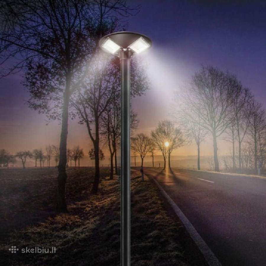 LED parko šviestuvas su saulės baterija