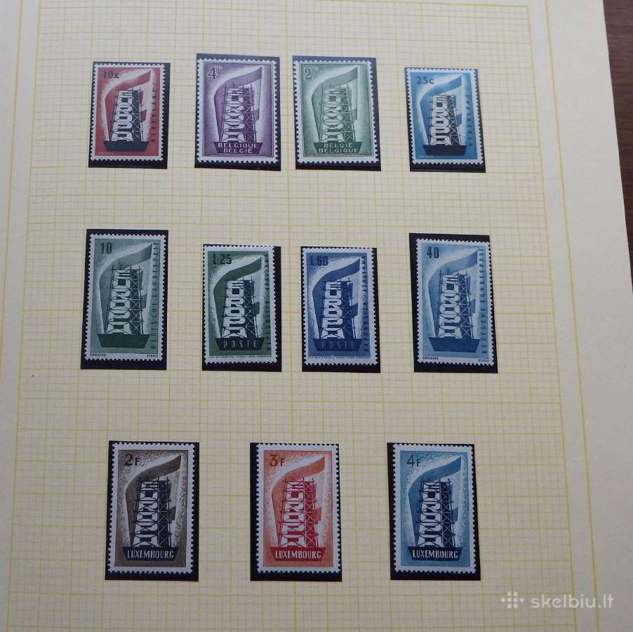Europa Cept serija 1956-1974 pilna super kokybė
