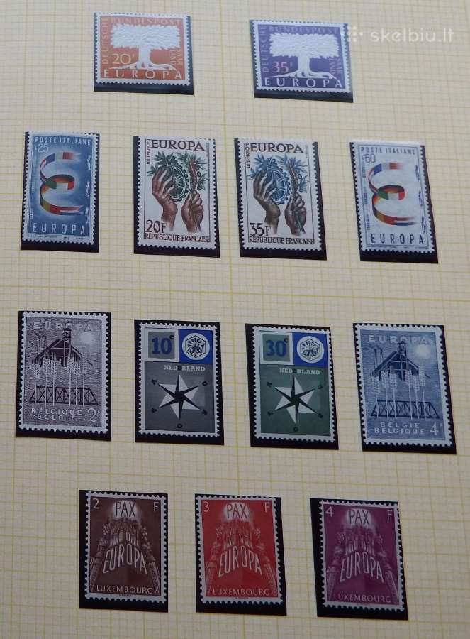 Europa Cept serija 1956-1974 pilna super kokybė - nuotraukos Nr. 3