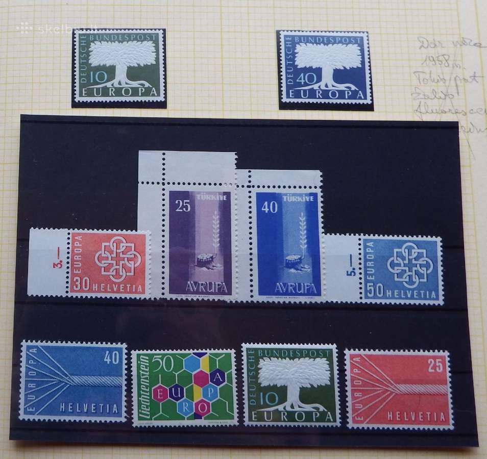 Europa Cept serija 1956-1974 pilna super kokybė - nuotraukos Nr. 4