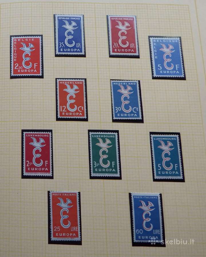 Europa Cept serija 1956-1974 pilna super kokybė - nuotraukos Nr. 5