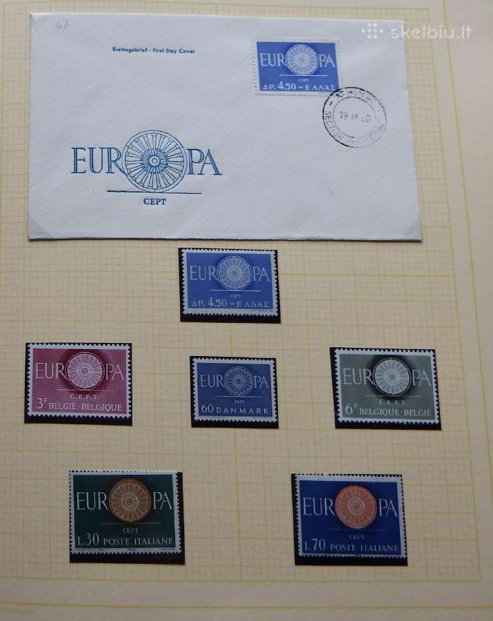 Europa Cept serija 1956-1974 pilna super kokybė - nuotraukos Nr. 10