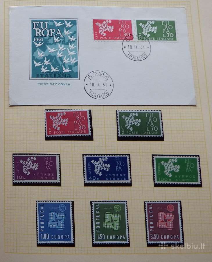 Europa Cept serija 1956-1974 pilna super kokybė - nuotraukos Nr. 14