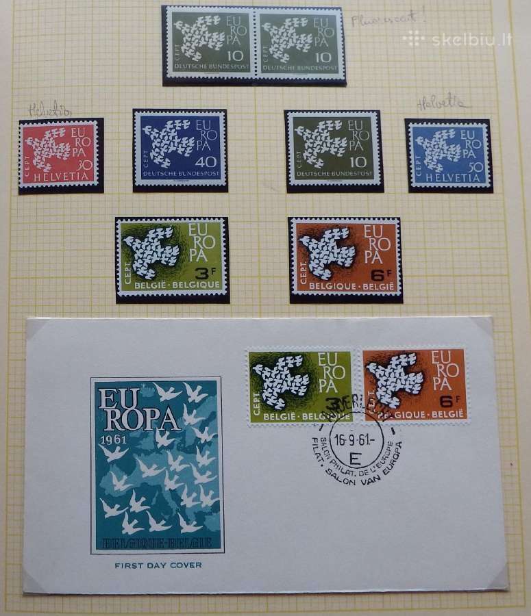 Europa Cept serija 1956-1974 pilna super kokybė - nuotraukos Nr. 16