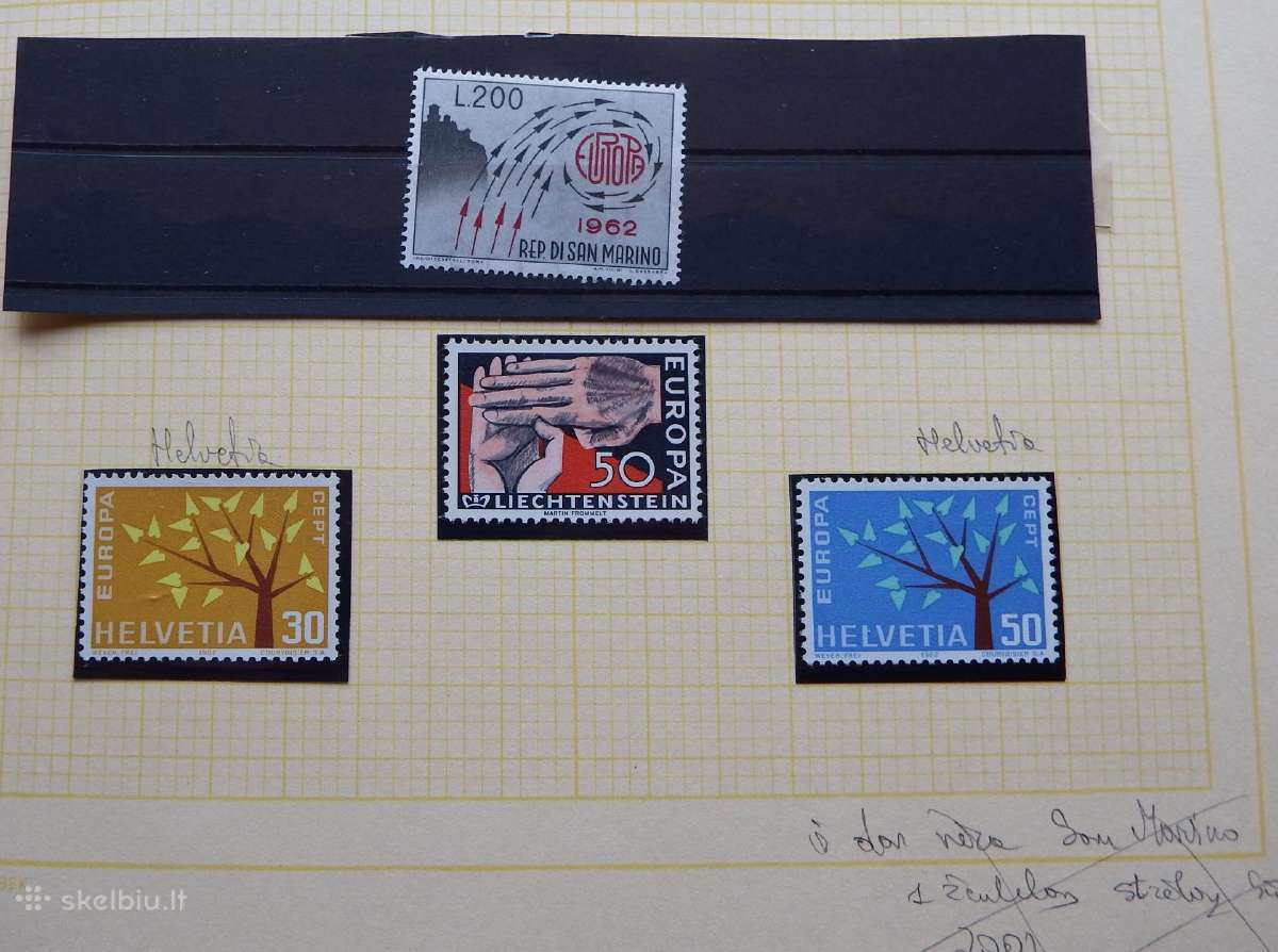 Europa Cept serija 1956-1974 pilna super kokybė - nuotraukos Nr. 17