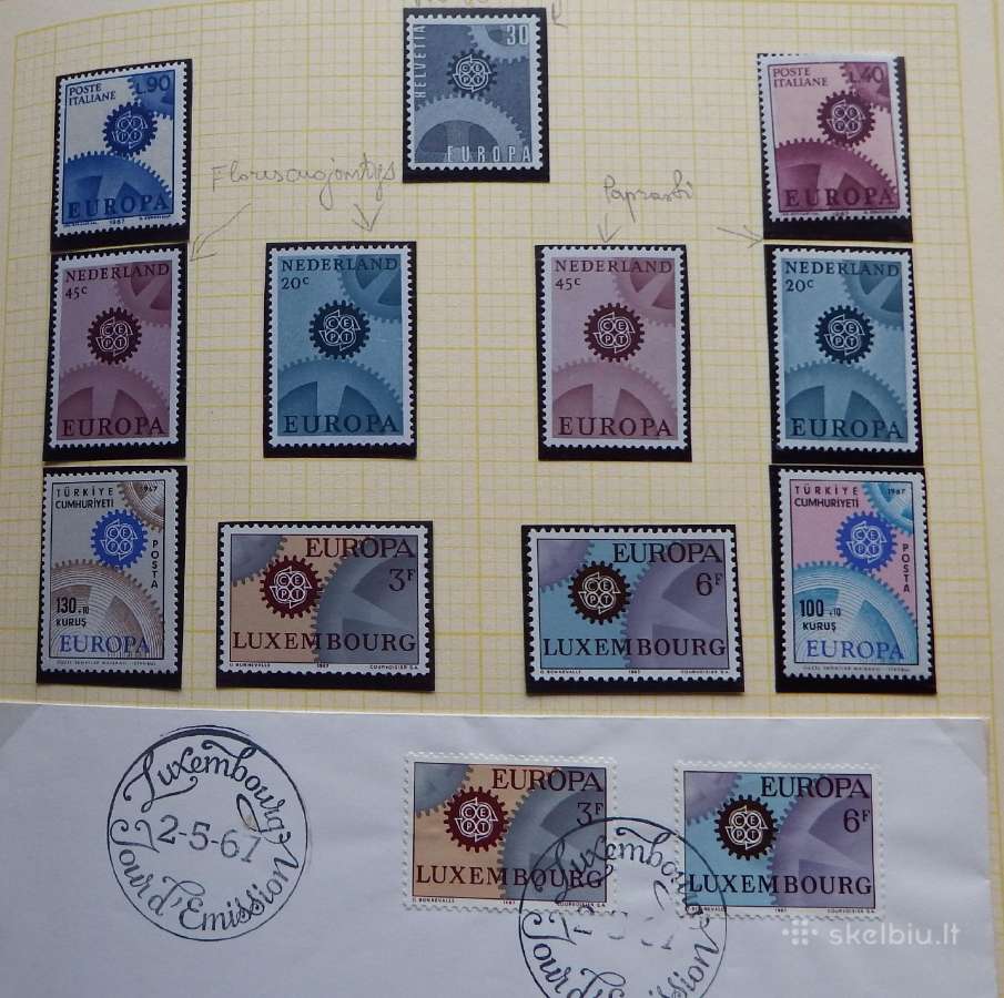 Europa Cept serija 1956-1974 pilna super kokybė - nuotraukos Nr. 20