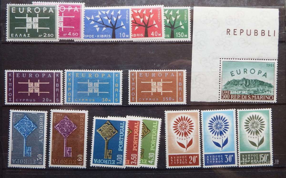 Europa Cept serija 1956-1974 pilna super kokybė - nuotraukos Nr. 25