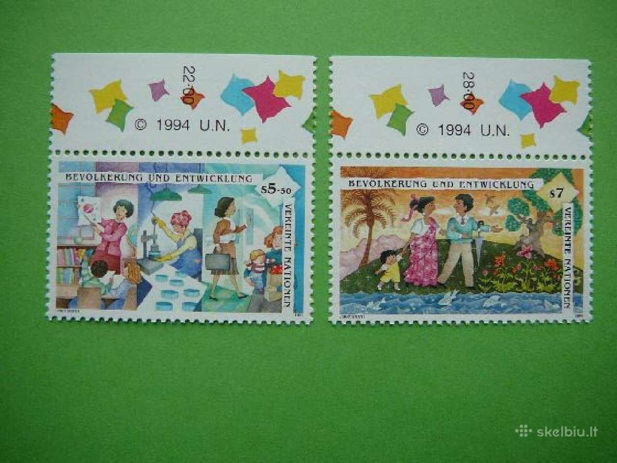 Sno Austrija Šeima Medziai 1994 Mnh vn174/5