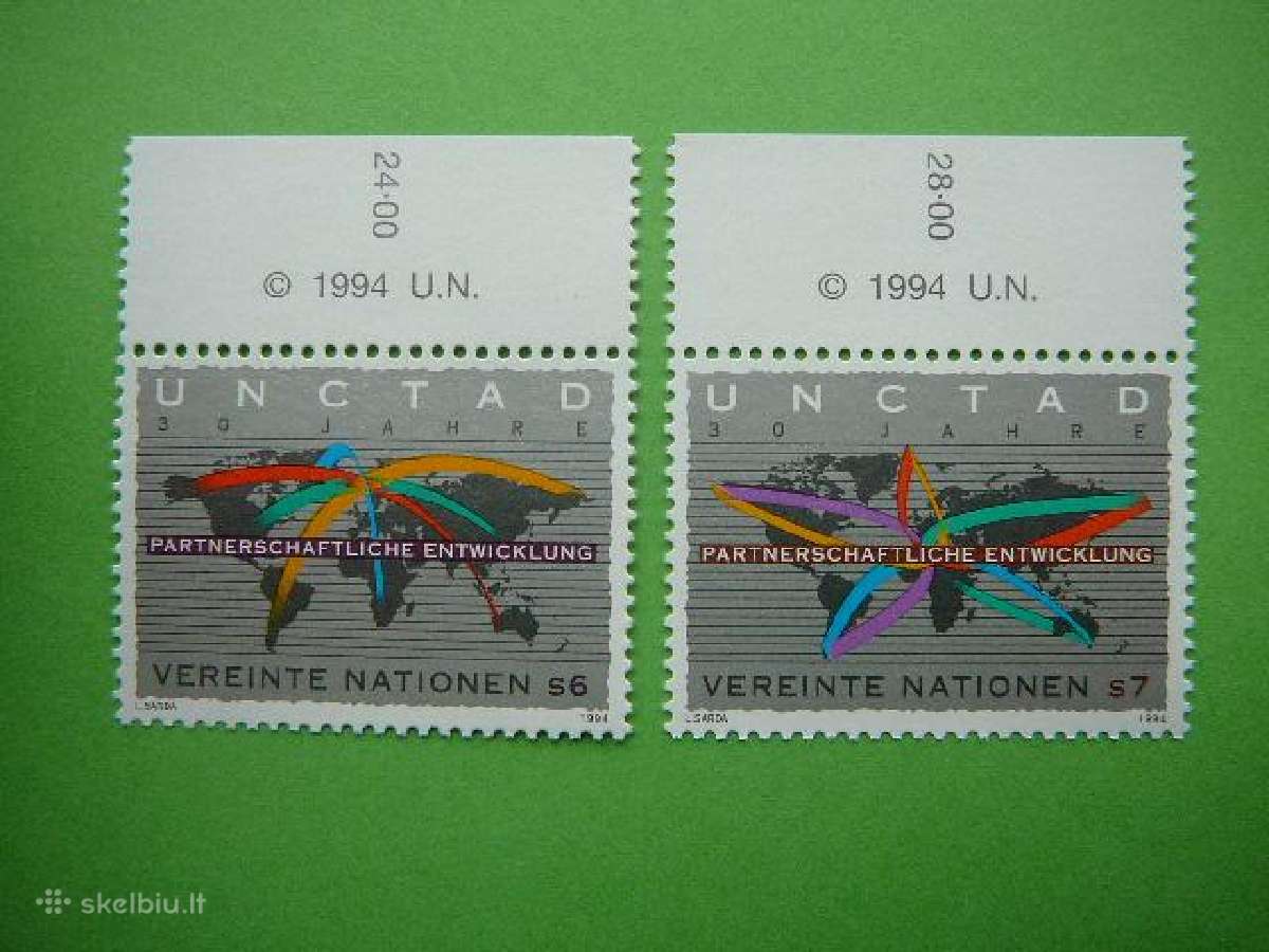 Sno Austrija Zemelapis 1994 Mnh vn176/7