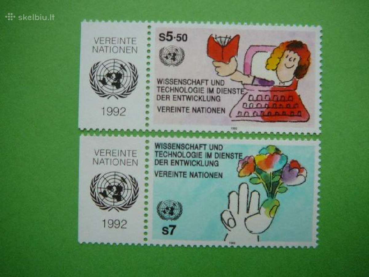 Sno Austrija Technologijos 1992 Mnh vn135/6