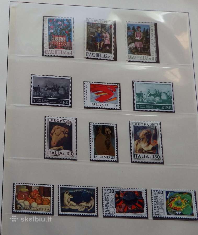 Europa Cept serija 1975-1980 m pilna kolekcija Mnh - nuotraukos Nr. 3