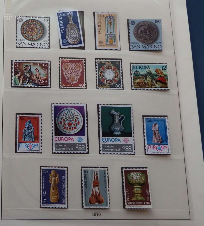 Europa Cept serija 1975-1980 m pilna kolekcija Mnh - nuotraukos Nr. 13