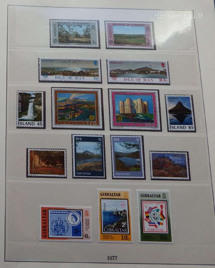 Europa Cept serija 1975-1980 m pilna kolekcija Mnh - nuotraukos Nr. 15