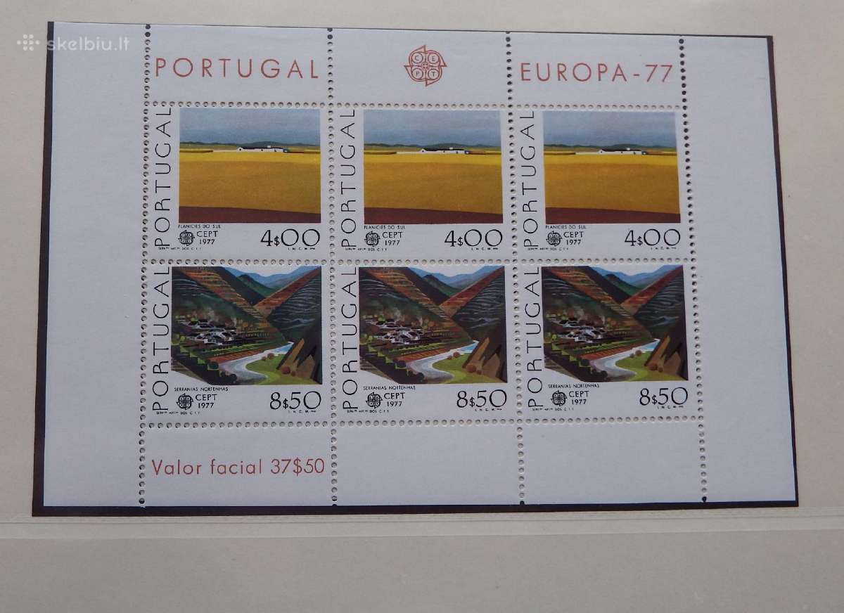 Europa Cept serija 1975-1980 m pilna kolekcija Mnh - nuotraukos Nr. 18