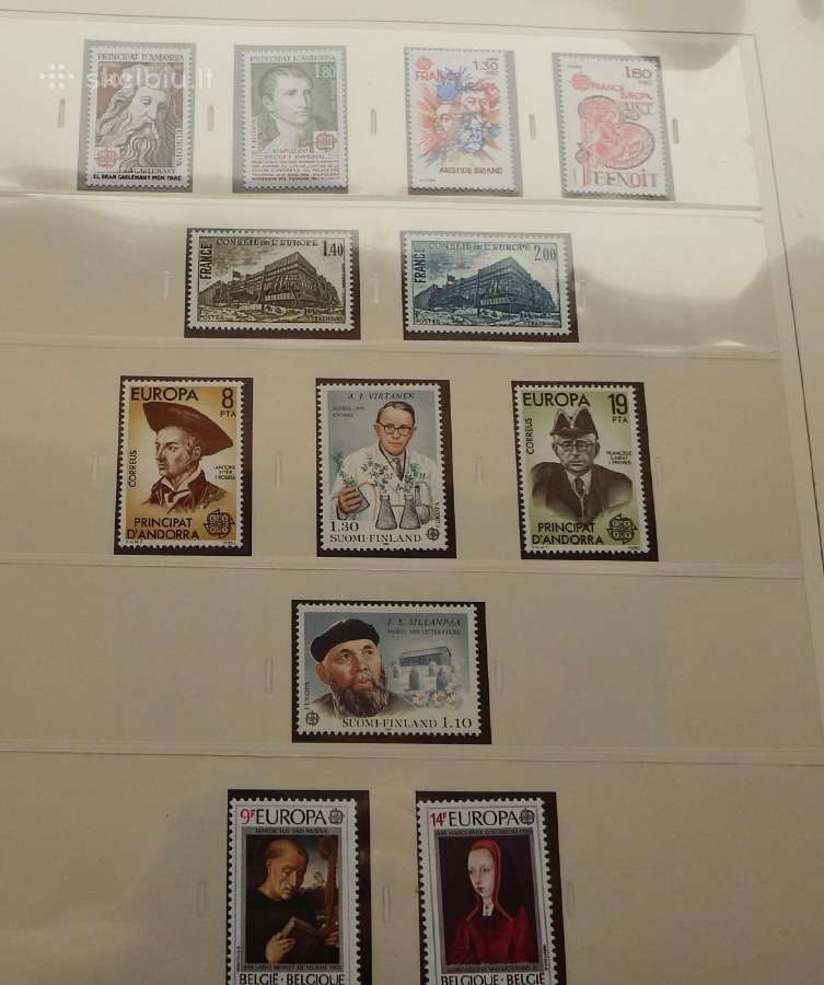 Europa Cept 1980-1985 m. pilna kolekcija Mnh